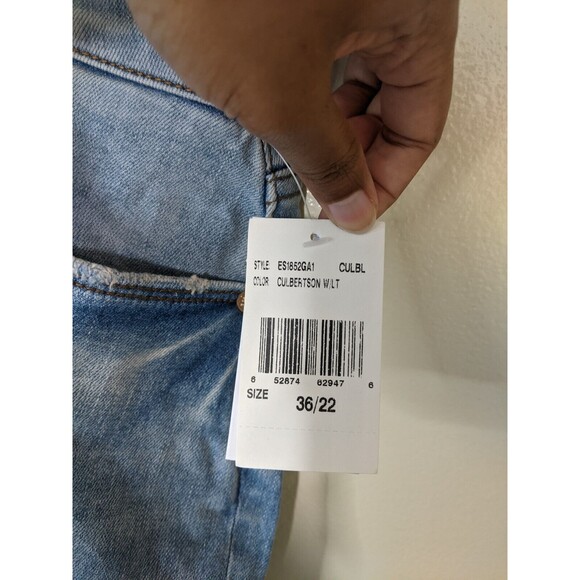 STS Blue Jean Shorts Blue Molly High Rise Cuffed Color Culbertson Size 36/22 - Picture 13 of 13